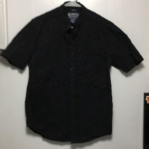 American Rag button down shirt size Small. Color is black.